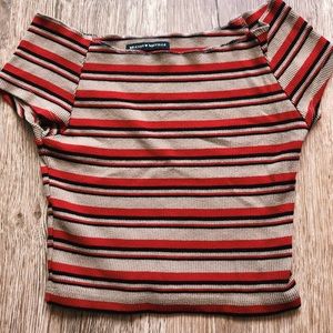 Brandy Melville Striped crop top!